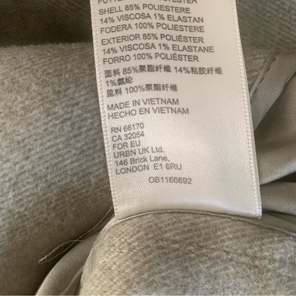 Free People Hanna Slouchy Oversized Double Breasted Coat size XS - Picture 13 of 13